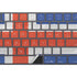 Iceland Flag Distressed Magic Keyboard with Numeric Keypad Skin
