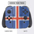 Iceland Flag Distressed Nintendo Switch Bundle Skin
