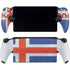 Iceland Flag Distressed PlayStation Portal Remote Player Skin
