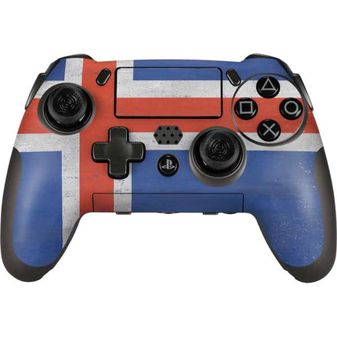 Iceland Flag Distressed PlayStation Scuf Vantage 2 Controller Skin
