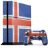 Iceland Flag Distressed PS4 Console and Controller Bundle Skin