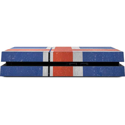 Iceland Flag Distressed PS4 Console Skin