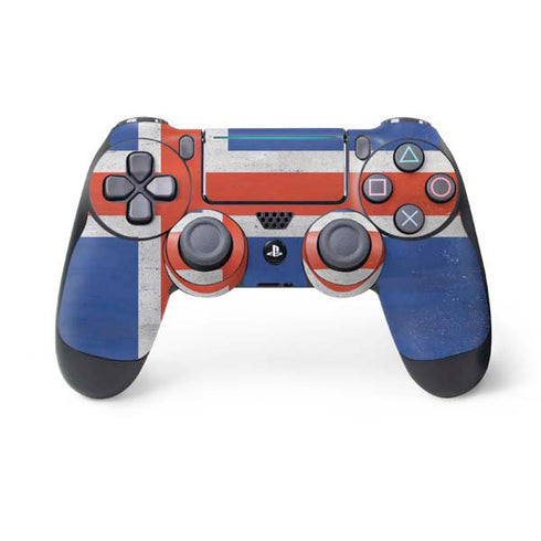 Iceland Flag Distressed PS4 Pro/Slim Controller Skin