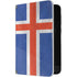 Iceland Flag Distressed Surface Duo Skin
