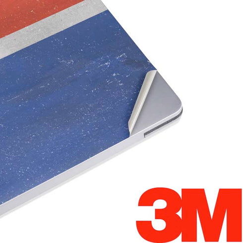 Iceland Flag Distressed Surface Laptop 2 Skin