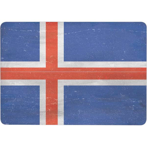 Iceland Flag Distressed Surface Laptop Studio Skin