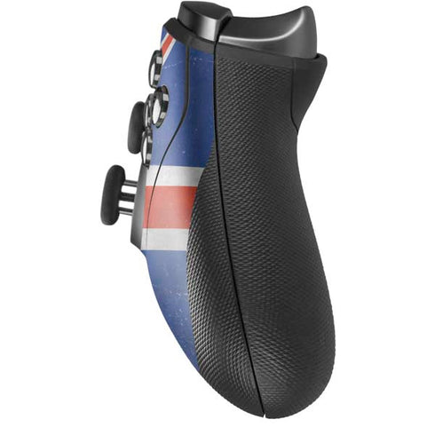 Iceland Flag Distressed Xbox Elite Wireless Controller Series 2 Skin