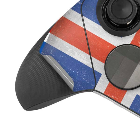 Iceland Flag Distressed Xbox Elite Wireless Controller Series 2 Skin