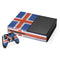 Iceland Flag Distressed Xbox One Console and Controller Bundle Skin