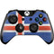 Iceland Flag Distressed Xbox One Controller Skin