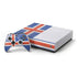 Iceland Flag Distressed Xbox One S All-Digital Edition Bundle Skin