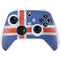Iceland Flag Distressed Xbox Series S Controller Skin