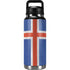 Iceland Flag Distressed YETI Rambler 36oz Bottle Skin