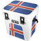 Iceland Flag Distressed YETI Roadie 24 Hard Cooler Skin