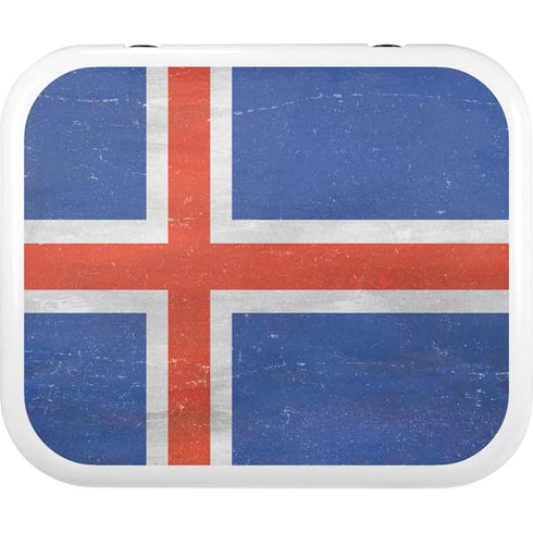 Iceland Flag Distressed YETI Roadie 24 Hard Cooler Skin