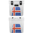 Iceland Flag Distressed YETI Roadie 24 Hard Cooler Skin