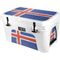Iceland Flag Distressed YETI Tundra 45 Hard Cooler Skin
