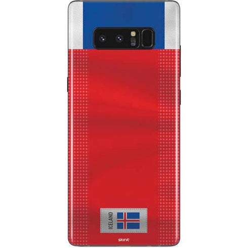 Iceland Soccer Flag Galaxy Note 8 Skin