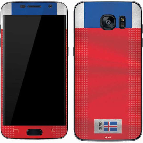 Iceland Soccer Flag Galaxy S7 Skin
