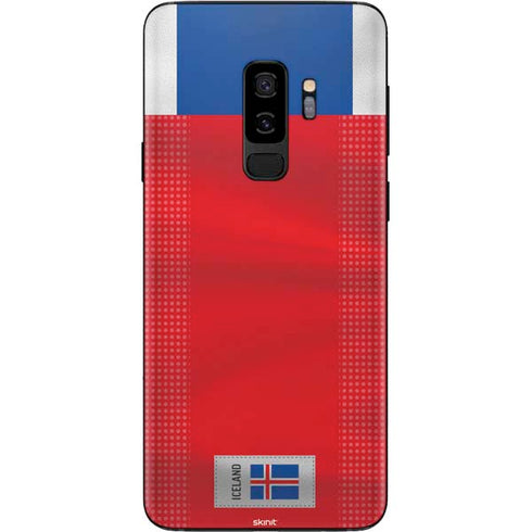 Iceland Soccer Flag Galaxy S9 Plus Skin