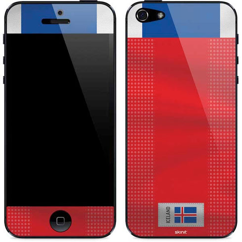 Iceland Soccer Flag iPhone 5/5s/5SE Skin