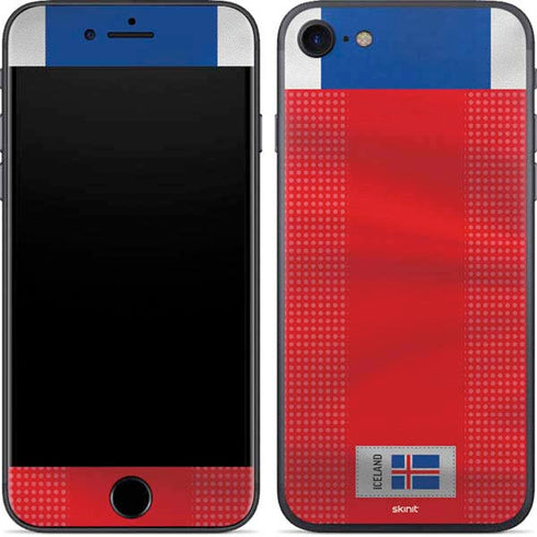 Iceland Soccer Flag iPhone 7 Skin
