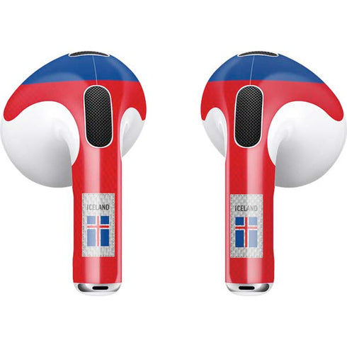 Iceland Soccer Flag Apple AirPods (3rd Gen 2021) Skin