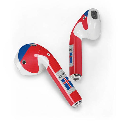 Iceland Soccer Flag Apple AirPods Skin
