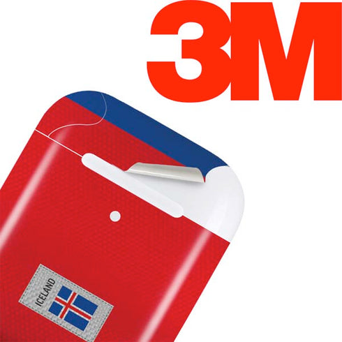 Iceland Soccer Flag Apple AirPods Skin