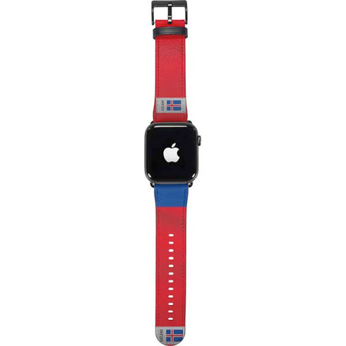 Iceland Soccer Flag Apple Watch Band 42-44mm