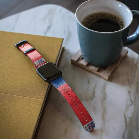 Iceland Soccer Flag Apple Watch Band 42-44mm