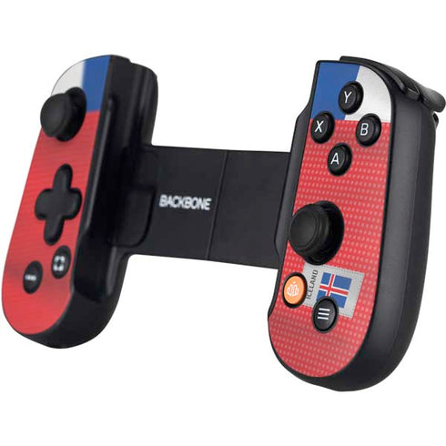 Iceland Soccer Flag Backbone One for iPhone Game Controller Skin