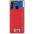 Iceland Soccer Flag Galaxy A21 Clear Case