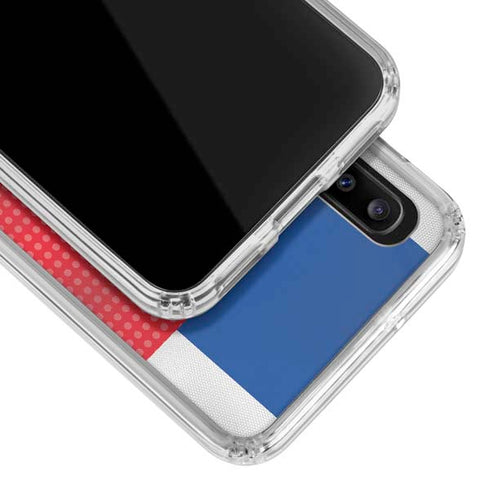 Iceland Soccer Flag Galaxy A30 Clear Case