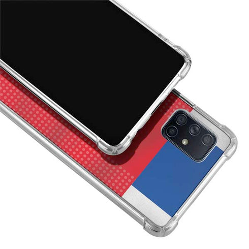 Iceland Soccer Flag Galaxy A51 5G Clear Case