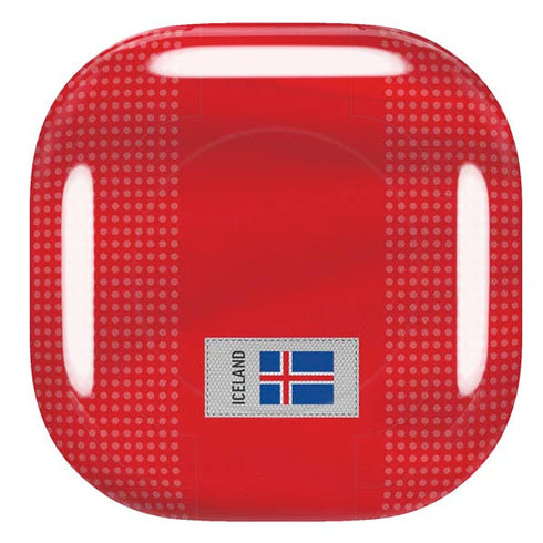 Iceland Soccer Flag Galaxy Buds Live Skin