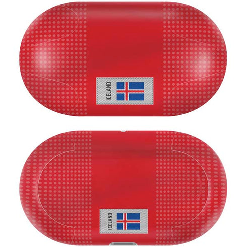 Iceland Soccer Flag Galaxy Buds Plus Skin