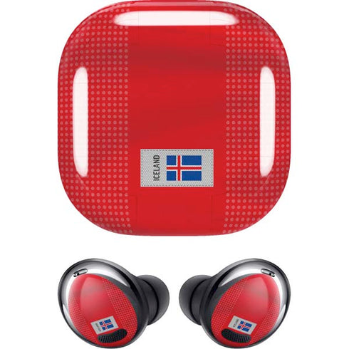 Iceland Soccer Flag Galaxy Buds Pro Skin