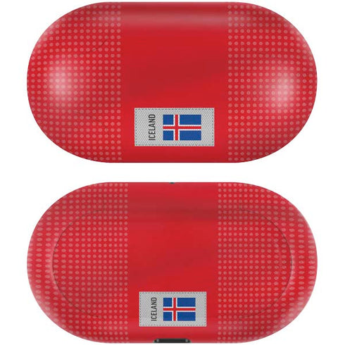 Iceland Soccer Flag Galaxy Buds Skin
