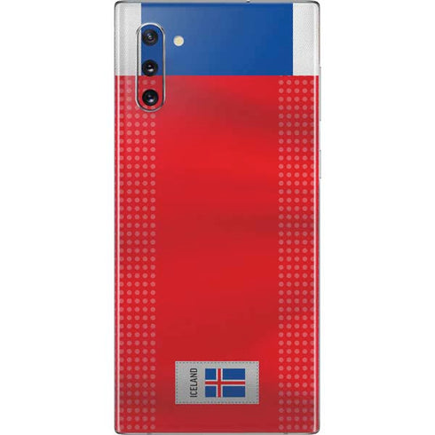Iceland Soccer Flag Galaxy Note 10 Skin