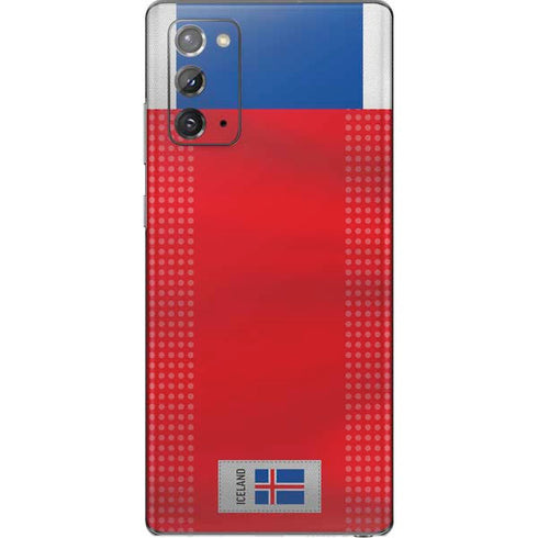 Iceland Soccer Flag Galaxy Note20 5G Skin
