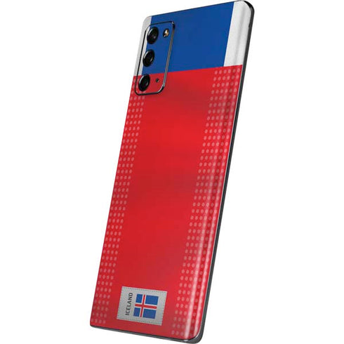 Iceland Soccer Flag Galaxy Note20 5G Skin
