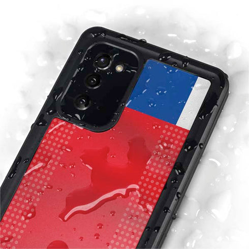 Iceland Soccer Flag Galaxy Note20 5G Waterproof Case