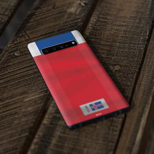 Iceland Soccer Flag Galaxy S10 Plus Skin