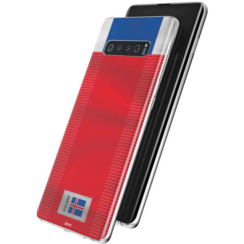 Iceland Soccer Flag Galaxy S10 Skin