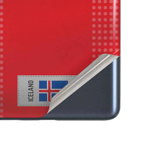 Iceland Soccer Flag Galaxy S20 Fan Edition Skin
