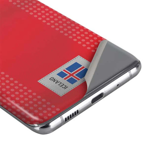 Iceland Soccer Flag Galaxy S20 Skin