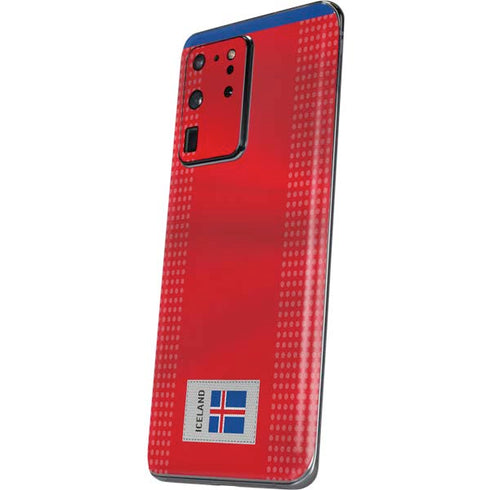 Iceland Soccer Flag Galaxy S20 Ultra 5G Skin