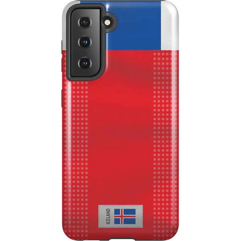 Iceland Soccer Flag Galaxy S21 5G Pro Case
