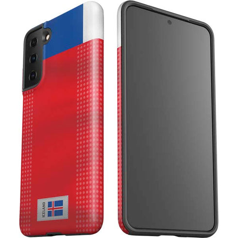 Iceland Soccer Flag Galaxy S21 FE Pro Case